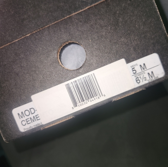 New in box Woobies Mod 1 Shoes Mens Canvas Cemento Gray Lo Top Lace Up‎ - Picture 13 of 14